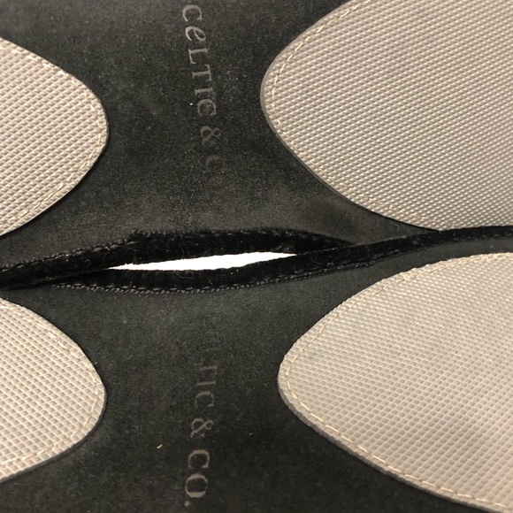 Celtic & Co Gray Shearling Ballerina Slipper Women’s Size 7 - Picture 7 of 8